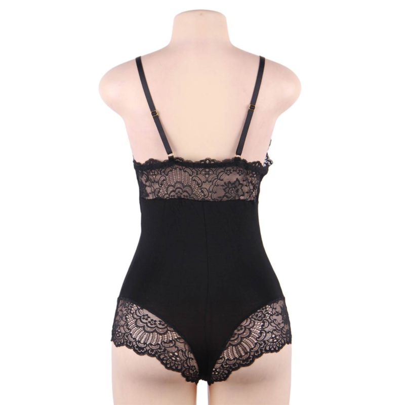 QUEEN LINGERIE - LACE TEDDY S/M - Sexshoptuga  Sexshoptuga 