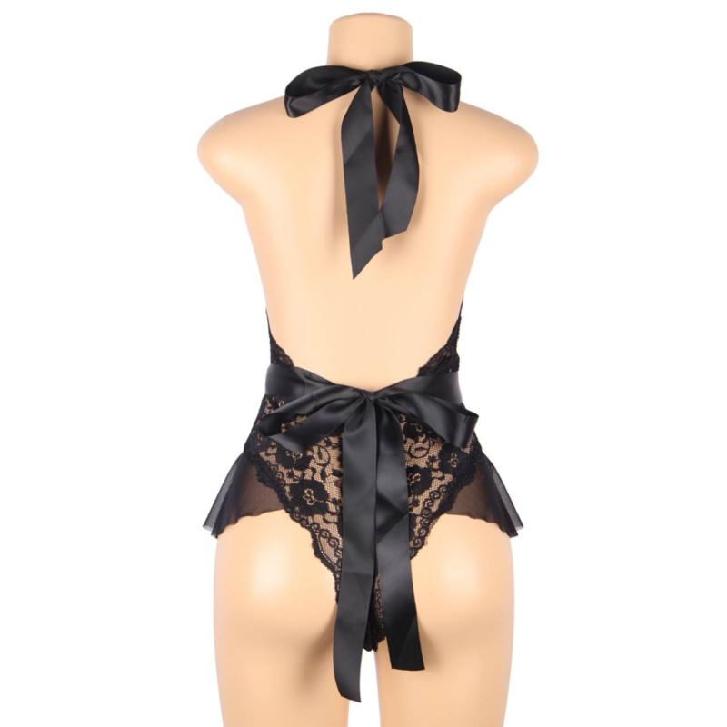 QUEEN LINGERIE - LOW LOW LACE TEDDY L/XL - Sexshoptuga  Sexshoptuga 