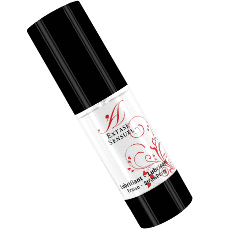 EXTASE SENSUAL - LUBRIFICANTE MORANGO 100 ML - Sexshoptuga  Sexshoptuga 