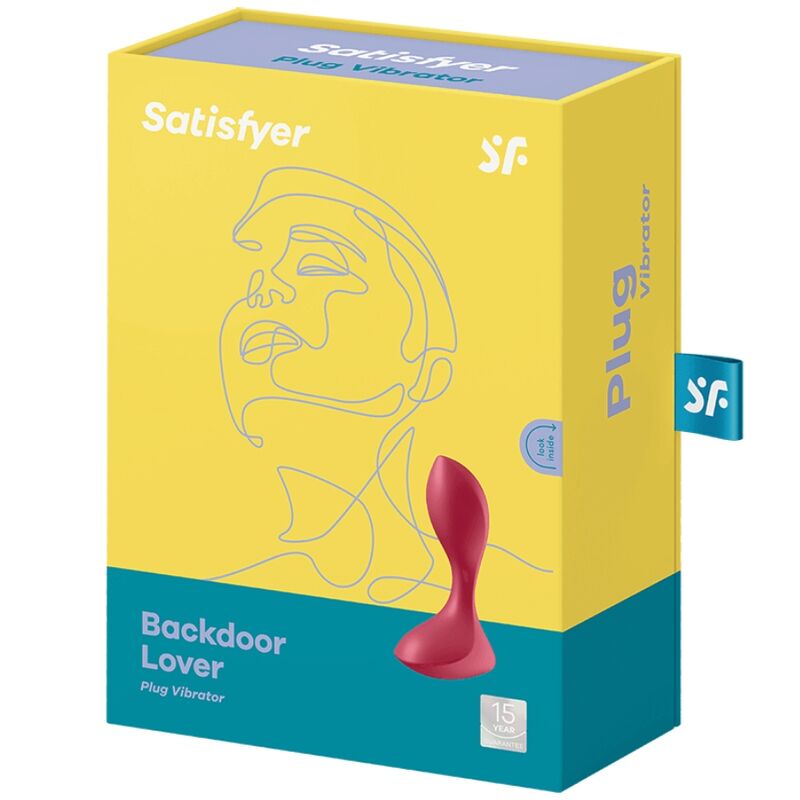 SATISFYER - PLUG VIBRATÓRIO BACKDOOR LOVER VERMELHO - Sexshoptuga  Sexshoptuga 