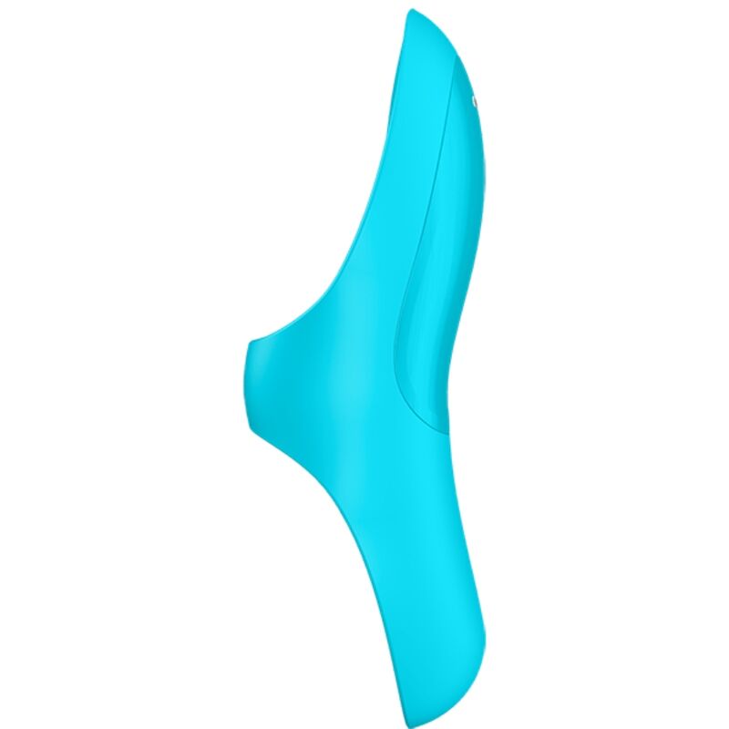 SATISFYER - VIBRADOR DE DEDO TEASER LUZ AZUL - Sexshoptuga  Sexshoptuga 