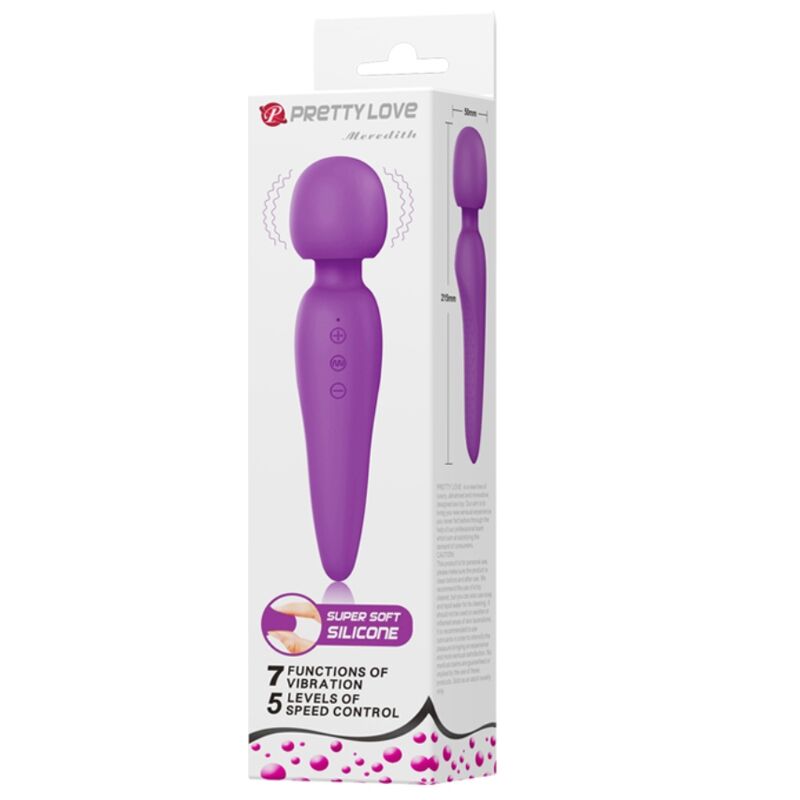 PRETTY LOVE - MAREDITH MASSAGER 12 MODOS DE VIBRAO - Sexshoptuga  Sexshoptuga 