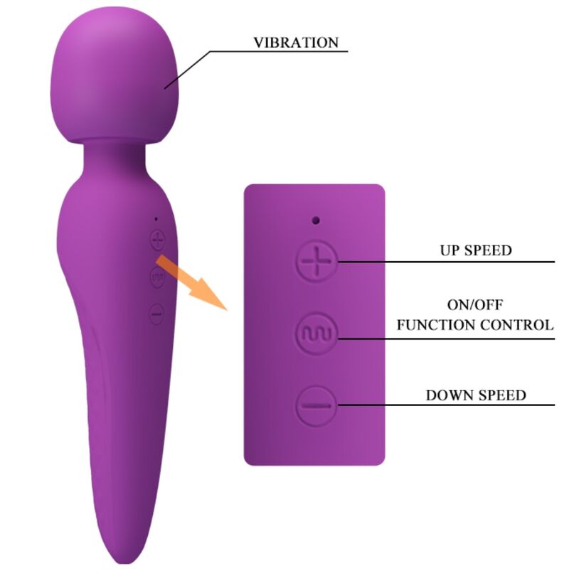 PRETTY LOVE - MAREDITH MASSAGER 12 MODOS DE VIBRAO - Sexshoptuga  Sexshoptuga 