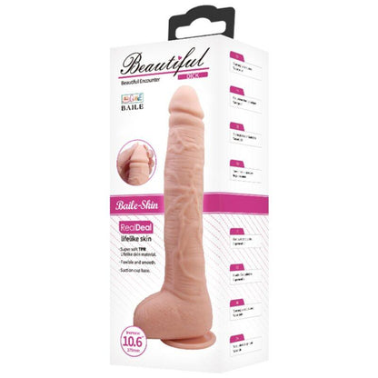 BAILE - VIBRADOR REALISTA FLEXÍVEL - Sexshoptuga 