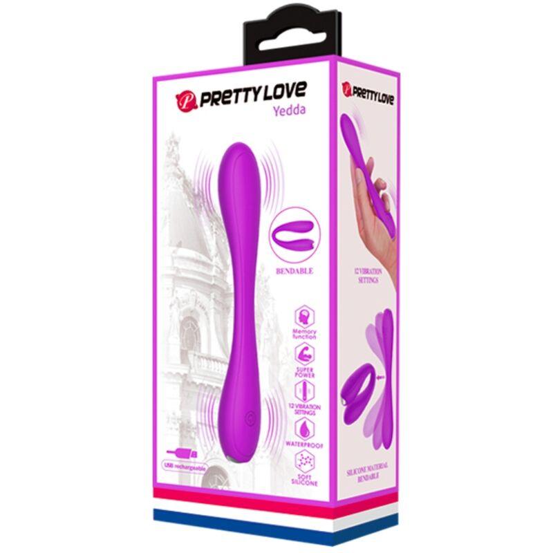 PRETTY LOVE - LOVE YEDDA VIBRADOR FLEXÍVEL - Sexshoptuga 