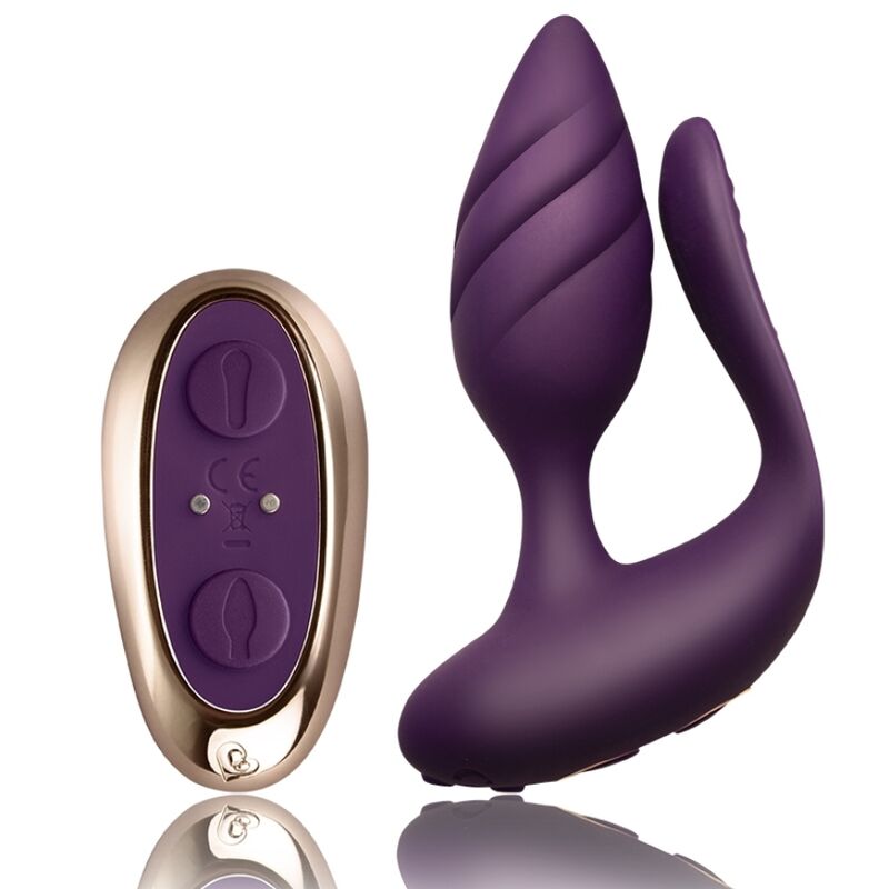 ROCKS-OFF - CONTROLE REMOTO DE PLUG COCKTAIL - LILAC - Sexshoptuga 