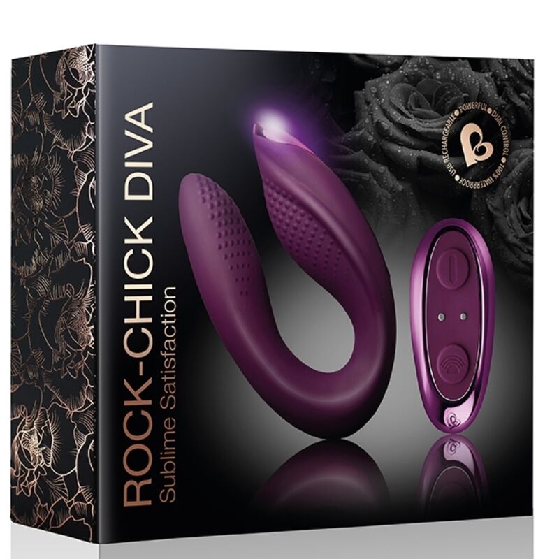 ROCKS-OFF - CHICK DIVA GRAMPOS DE CONTROLE REMOTO - Sexshoptuga  Sexshoptuga 