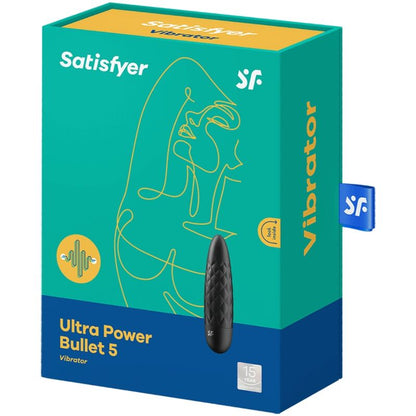 SATISFYER - ULTRA POWER BULLET 5 PRETO - Sexshoptuga 