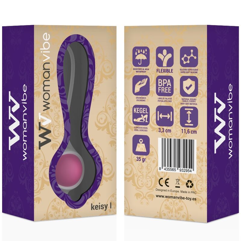 WOMANVIBE - KEISY I BALL GEISHA SILICONE - ROSA - Sexshoptuga  Sexshoptuga 