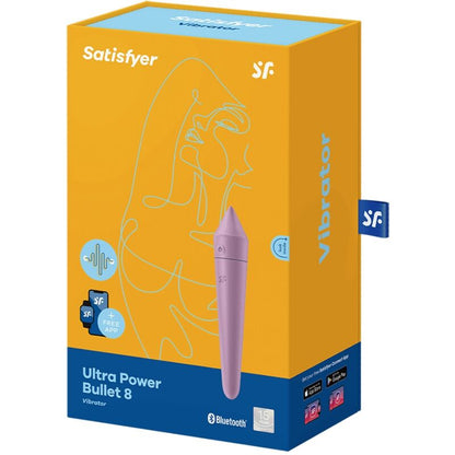 SATISFYER - ULTRA POWER BULLET 8 LIlás - Sexshoptuga 