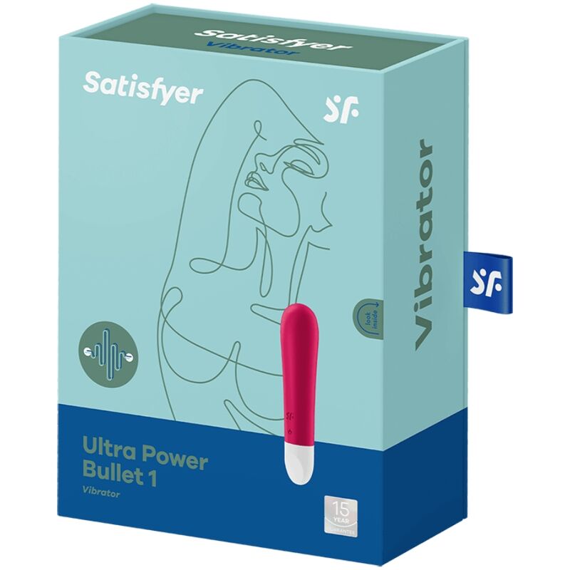 SATISFYER - ULTRA POWER BULLET 1 VERMELHO - Sexshoptuga 