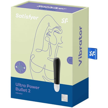 SATISFYER - ULTRA POWER BULLET 2 PRETO - Sexshoptuga 