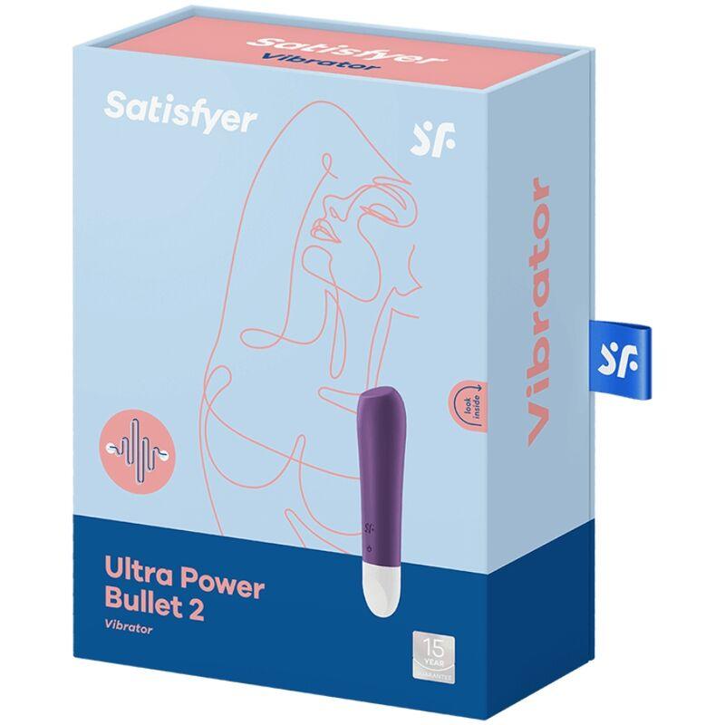 SATISFYER - ULTRA POWER BULLET 2 ROXO - Sexshoptuga 