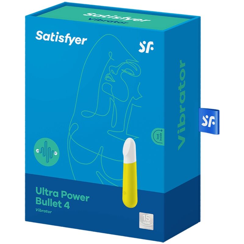 SATISFYER - ULTRA POWER BULLET 3 AMARELO - Sexshoptuga 