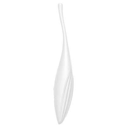 SATISFYER - VIBRADOR TWIRLING JOY CLIT TIP BRANCO - Sexshoptuga 