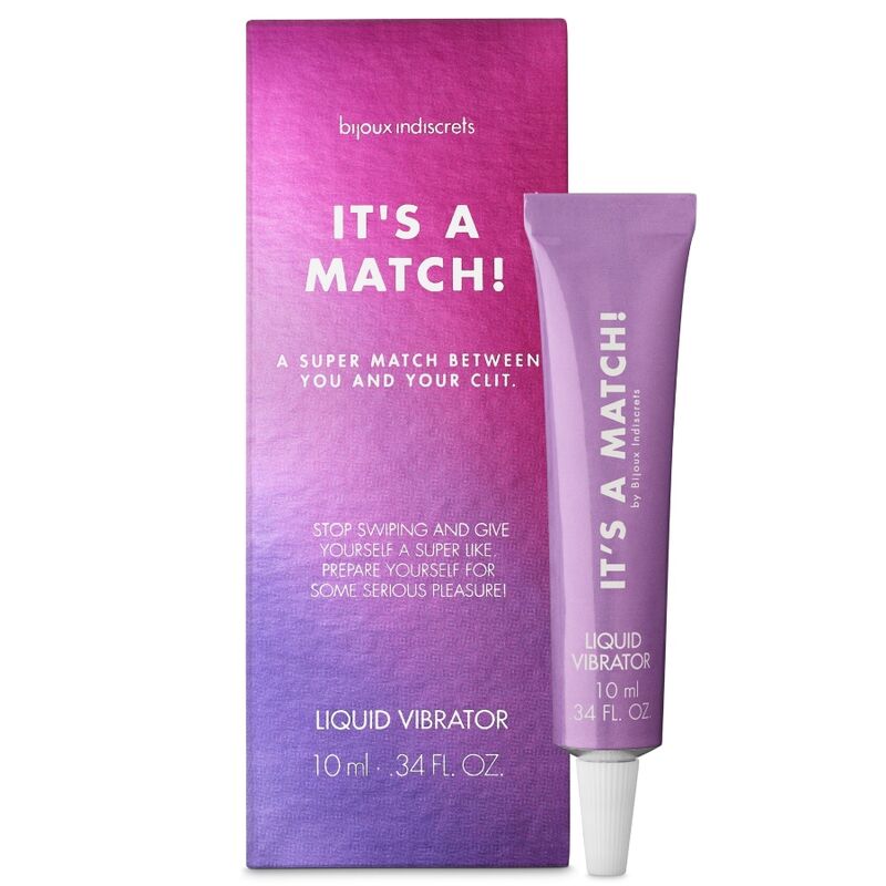 BIJOUX - VIBRADOR LÍQUIDO ITS A MATCH 10 ML - Sexshoptuga  Sexshoptuga 