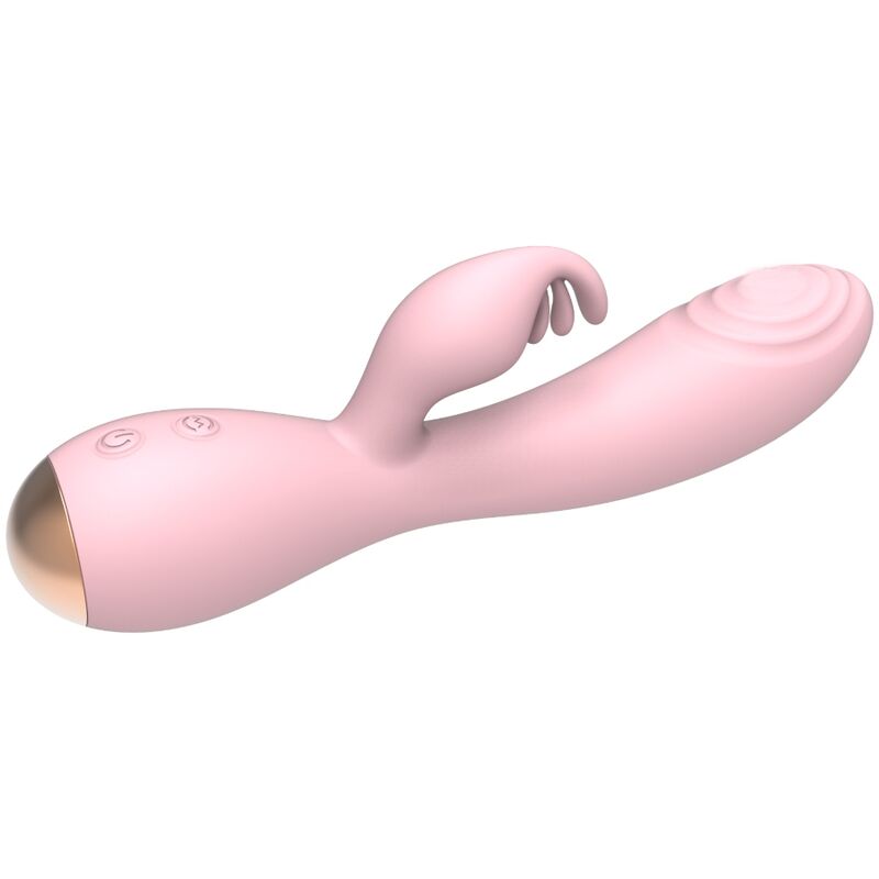 NALONE - VIBRADOR MAGIC STICK COM COELHO - ROSA CLARO - Sexshoptuga 