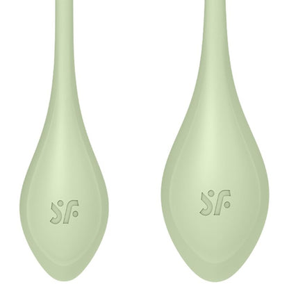 SATISFYER - CONJUNTO DE TREINO YONI POWER 2 VERDE - Sexshoptuga 