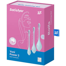 SATISFYER - CONJUNTO DE TREINO YONI POWER 2 AZUL - Sexshoptuga  Sexshoptuga 