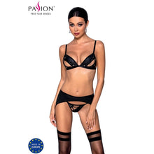 PASSION - CONJUNTO DE COURO ECOLÓGICO MILEY S/M - Sexshoptuga 