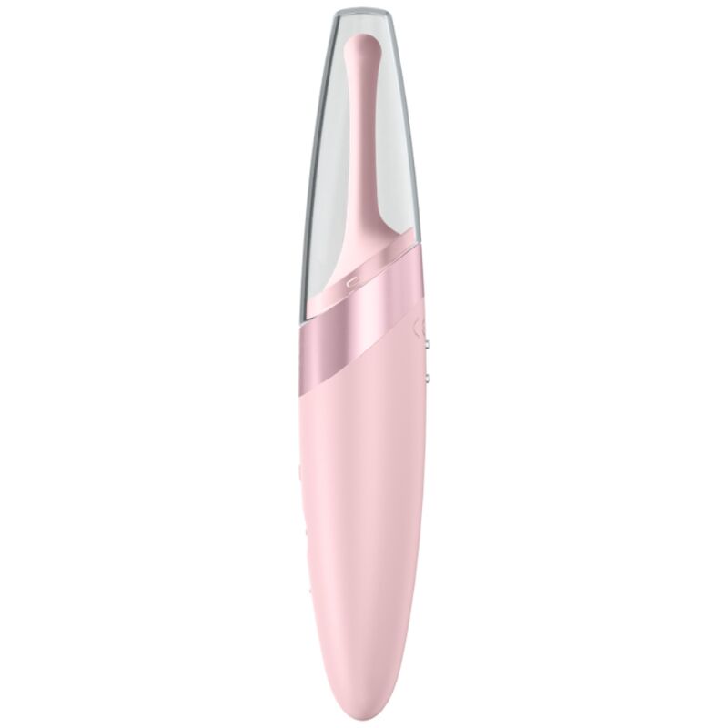 SATISFYER - ESTIMULADOR DE CLITÓRIS TWIRLING DELIGHT ROSA - Sexshoptuga 