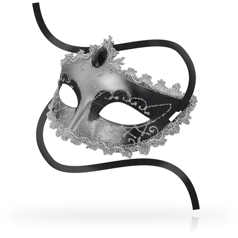 OHMAMA - MSCARAS BLACK DIAMOND GREY MASK - Sexshoptuga  Sexshoptuga 