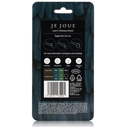 JE JOUE - ANEL DE SILICONE AZUL ESTRANGULAMENTO MÍNIMO - Sexshoptuga 