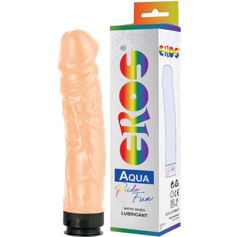 PRIDE - EROS AQUA LGBT PRIDE DILDO E LUBRIFICANTE À BASE DE ÁGUA - Sexshoptuga  Sexshoptuga 