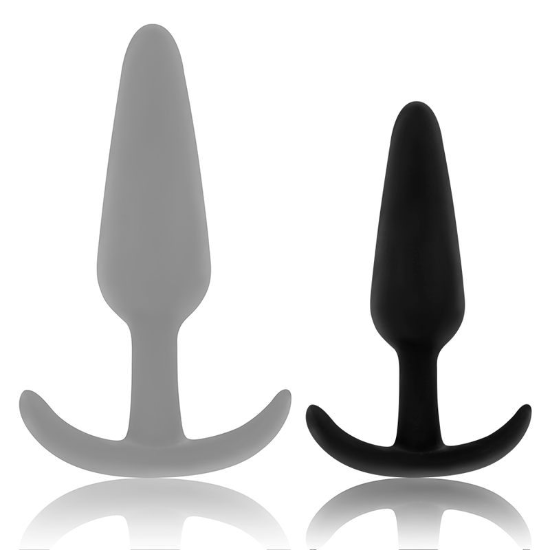 OHMAMA - PLUG ANAL DE SILICONE COM CABO PEQUENO - Sexshoptuga  Sexshoptuga 