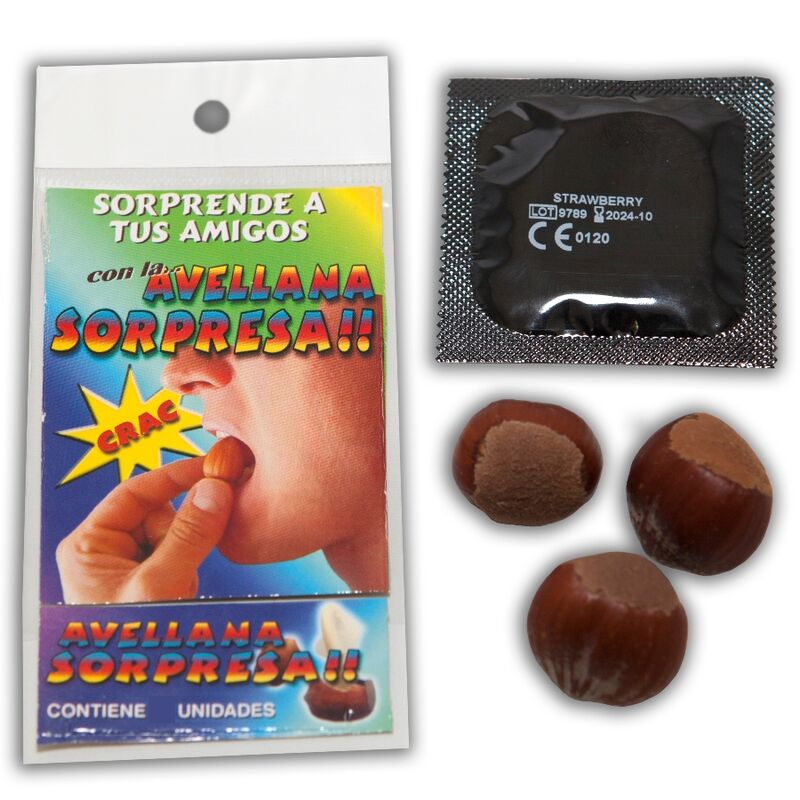 DIABLO PICANTE - TRÊS AVELÃS COM CONSERVANTE SURPRESA - Sexshoptuga  Sexshoptuga 