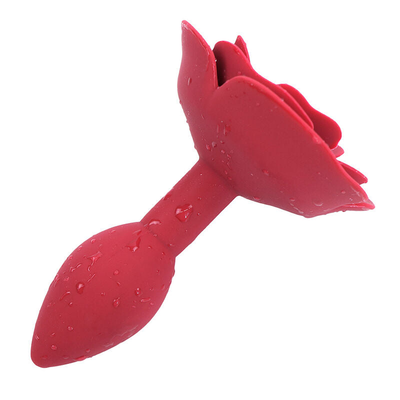 OHMAMA FETISH - PLUG ANAL DE SILICONE ROSA VERMELHO - Sexshoptuga  Sexshoptuga 