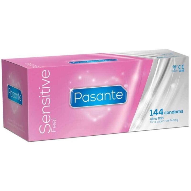 PASANTE - DE PRESERVATIVOS ULTRAFINOS SENSÍVEIS 144 UNIDADES - Sexshoptuga  Sexshoptuga 