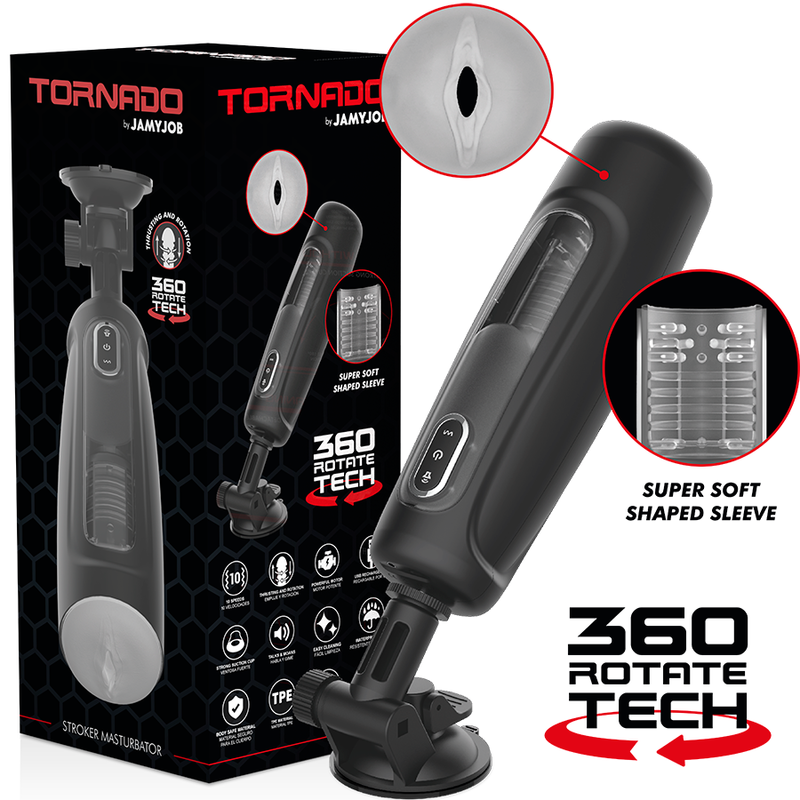 JAMYJOB - TORNADO 360 ROTATE TECH STROKER - Sexshoptuga  Sexshoptuga 