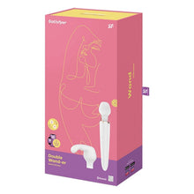 SATISFYER - APLICATIVO DOUBLE WANDER BRANCO - Sexshoptuga  Sexshoptuga 