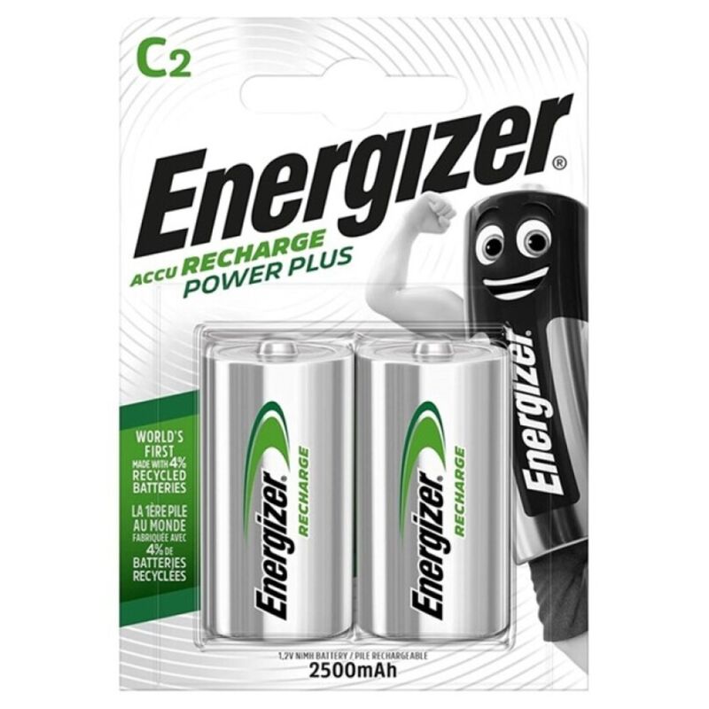 ENERGIZER - BATERIA RECARREGVEL POWER PLUS HR14 C 2500mAh 2 UNIDADE - Sexshoptuga  Sexshoptuga 