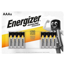 ENERGIZER - BATERIA ALCALINA POTÊNCIA AAA LR03 8 UNIDADE - Sexshoptuga 