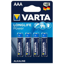 VARTA - BATERIA ALCALINA DE POTÊNCIA LONGLIFE AAA LR03 4 UNIDADE - Sexshoptuga 