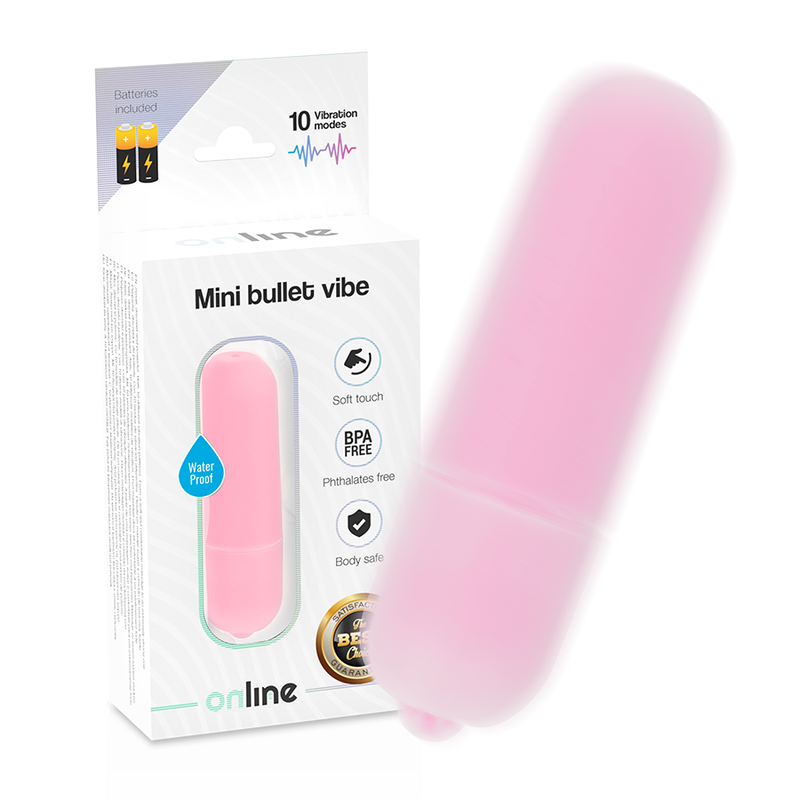 ONLINE - BALA VIBRANTE MINI ROSA - Sexshoptuga 