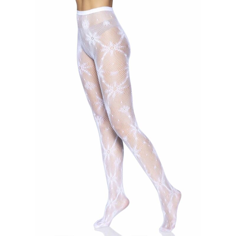 LEG AVENUE - SNOWFLAKE FISHNET CALAS TAMANHO ÚNICO - Sexshoptuga  Sexshoptuga 