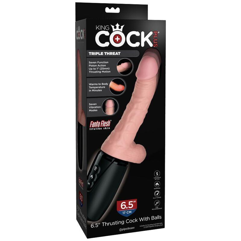 KING COCK - PLUS TRIPLE THREAT TOM DE PELE CLARO - Sexshoptuga 