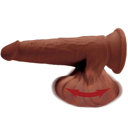 KING COCK - PLUS 3D BOLAS DE BALANO DE DILDO 24.5 CM CASTANHO - Sexshoptuga 