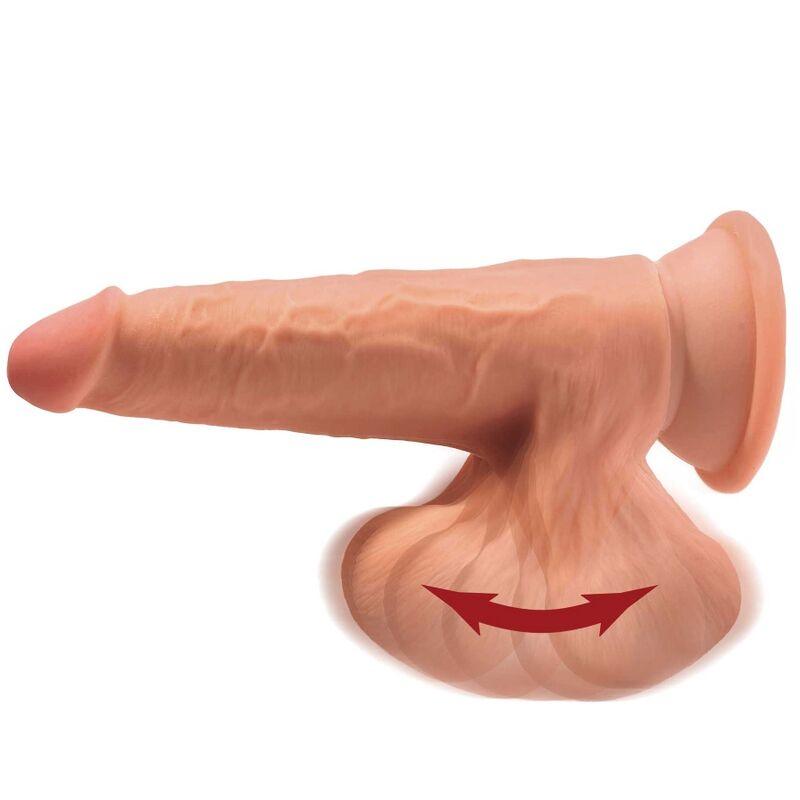 KING COCK - PLUS BOLAS DE BALANO DE DILDO 3D 15.2 CM - Sexshoptuga 