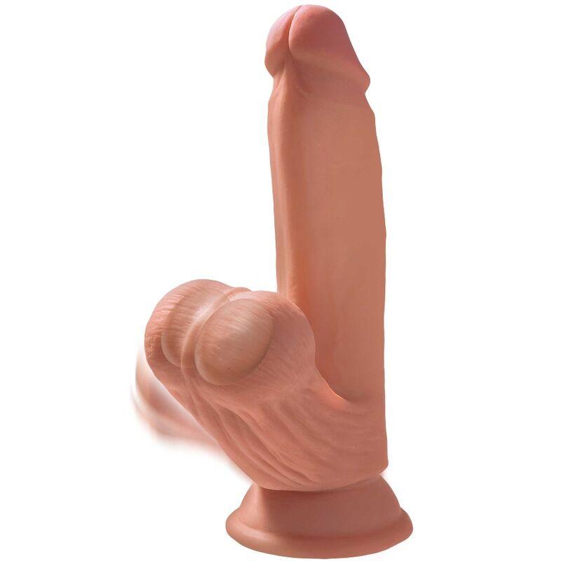 KING COCK - PLUS BOLAS DE BALANO DE DILDO 3D 15.2 CM - Sexshoptuga 