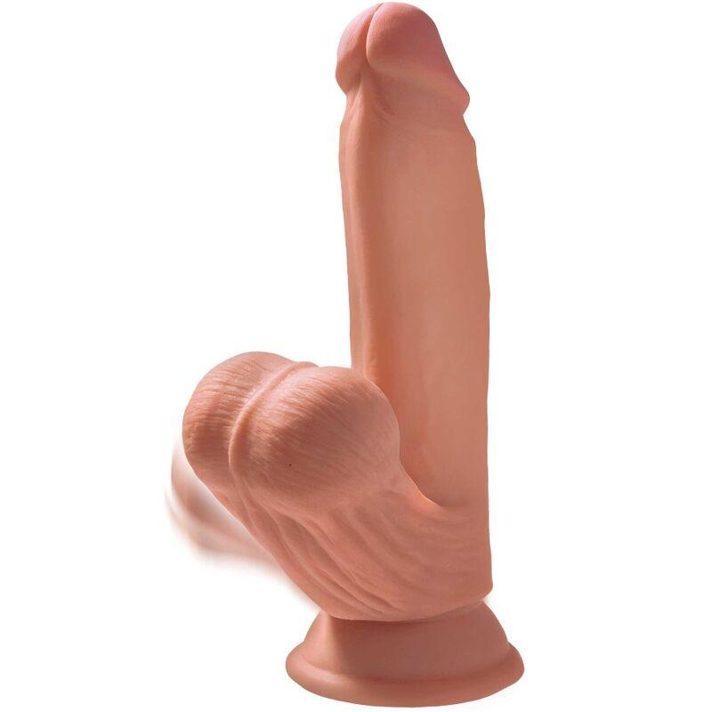 KING COCK - PLUS BOLAS DE BALANO DE DILDO 3D 15.2 CM - Sexshoptuga 