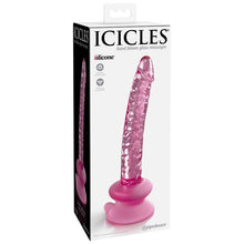 ICICLES - N. 86 VIBRADOR DE VIDRO COM VENTOSA - Sexshoptuga  Sexshoptuga 