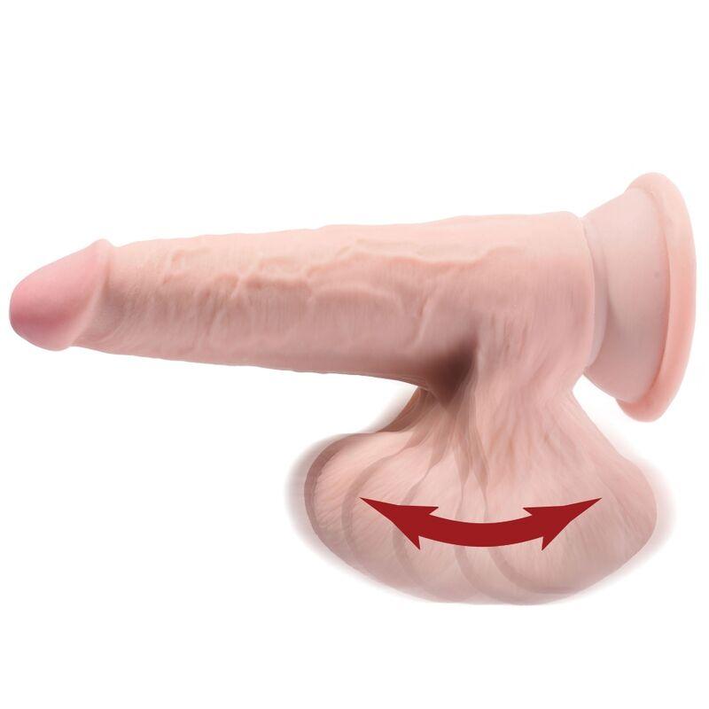 KING COCK - PLUS BOLAS DE BALANO DE DILDO 3D 20.3 CM - Sexshoptuga 