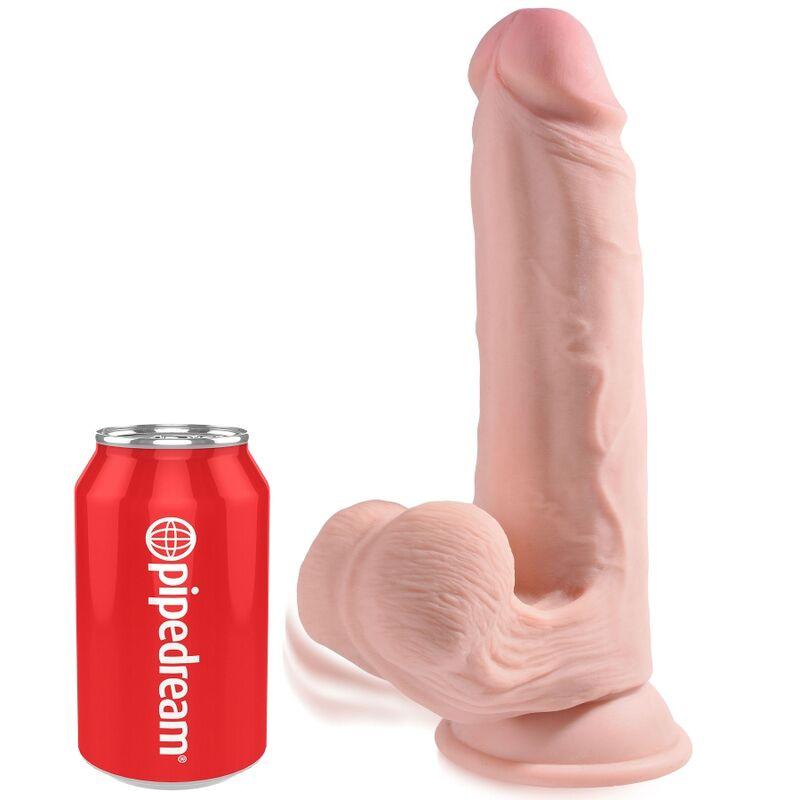 KING COCK - PLUS BOLAS DE BALANO DE DILDO 3D 20.3 CM - Sexshoptuga 