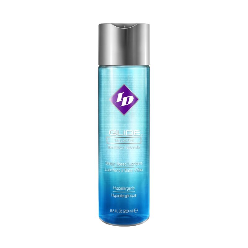 ID GLIDE - LUBRIFICANTE À BASE DE ÁGUA ID 250 ML - Sexshoptuga 