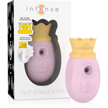 INTENSE - ESTIMULADOR DE CLITÓRIO 10 FREQUÊNCIAS DE LAMBEDURA E SUCO - ROSA - Sexshoptuga  Sexshoptuga 