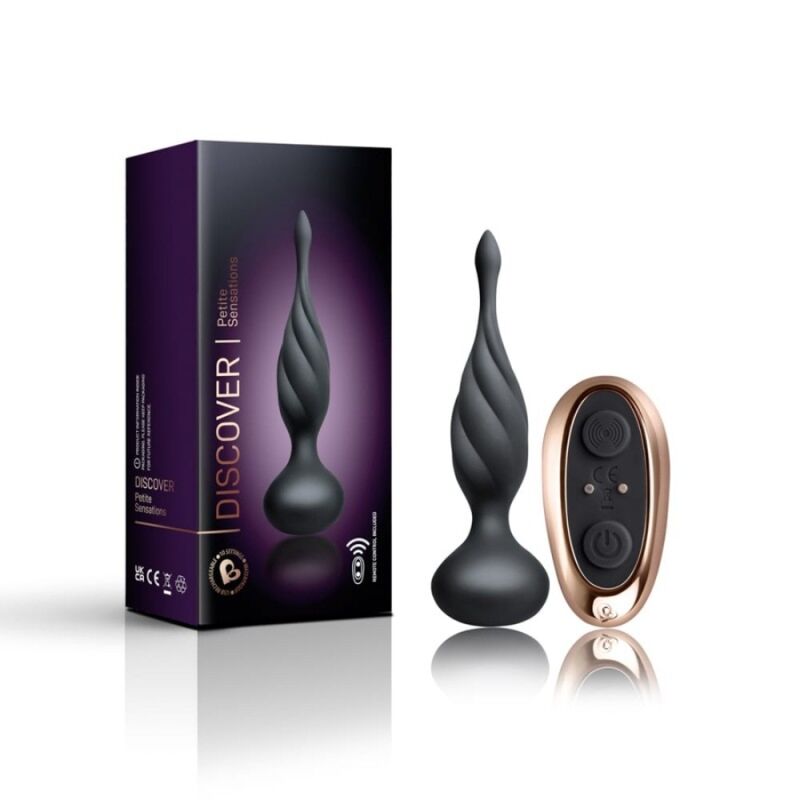 ROCKS-OFF - DISCOVER ESTIMULADOR ANAL - PRETO - Sexshoptuga 